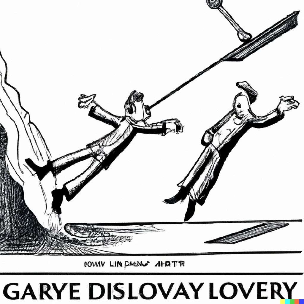 the discovery of gravity, classic comic strip